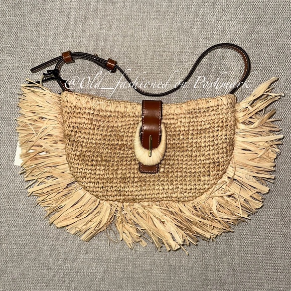 STAUD Alana Bag - Desert Sand Raffia (Price Firm) - Picture 5 of 8